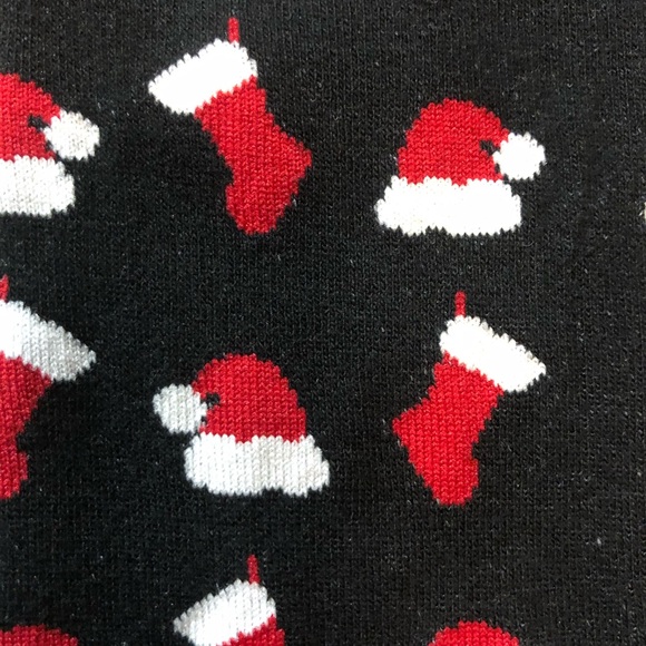 🔜 Talbots Holiday Santa & Stocking Trouser socks - Picture 2 of 4